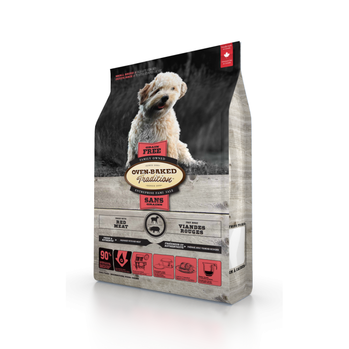 Oven-Baked Tradition повністю збалансований беззерновий сухий корм для собак малих порід з червоного м’яса 2,27кг.