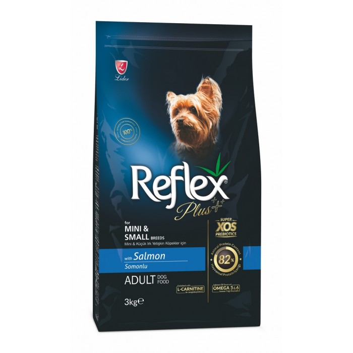 Рефлекс Плюс Повноцінний сухий корм для собак малих порід з лососем 3кг.